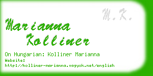 marianna kolliner business card